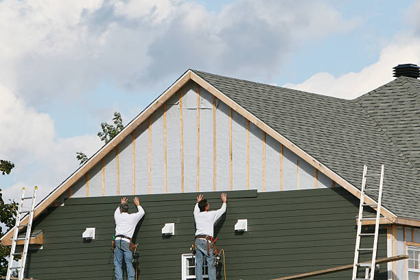 Professional Emergency Siding Repair technician working in Fairview, NJ